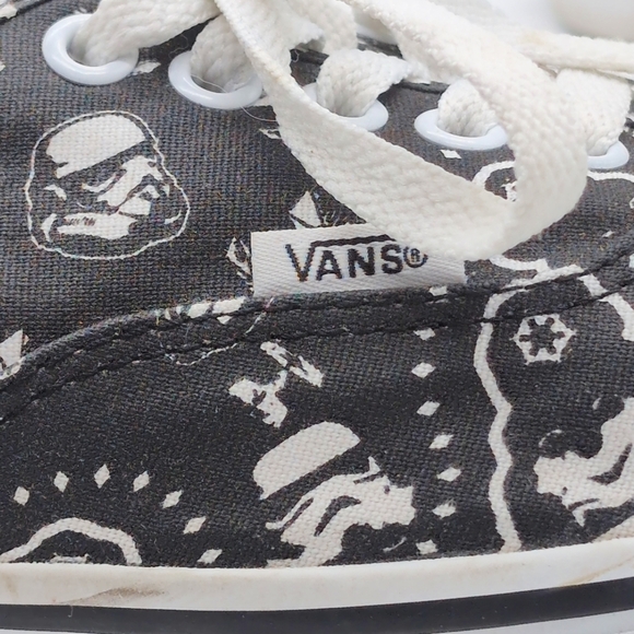 Vans Star Wars X Authentic Stormtrooper sz9 Sneakers W Correct Laces - Picture 8 of 13